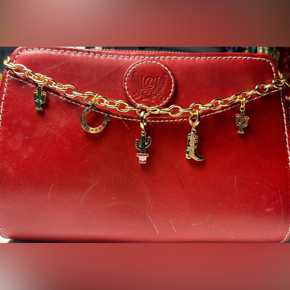 Handmade western bag charm - Picture 3 of 5